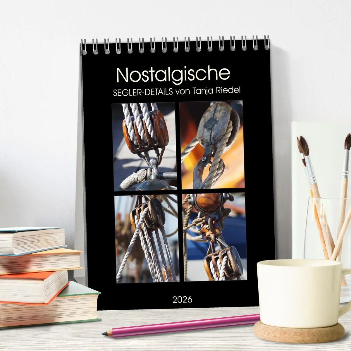 Bild: 9783516392746 | Nostalgische Segler-Details (Tischkalender 2026 DIN A5 hoch),...