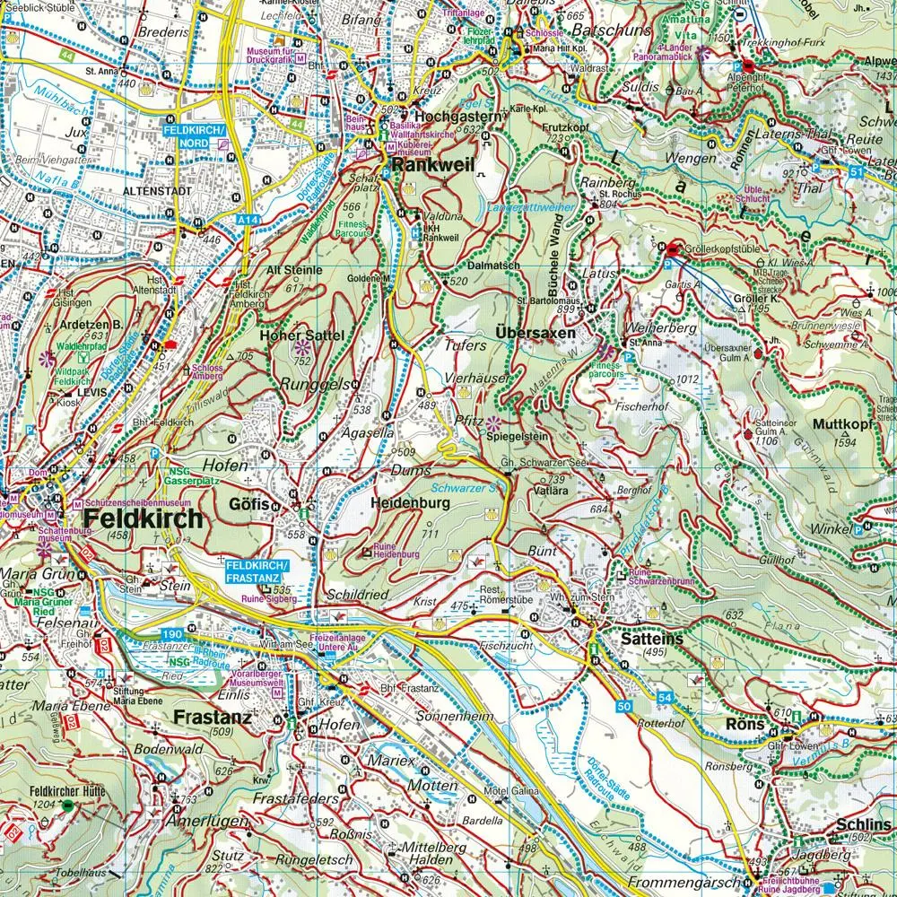 Bild: 9783707912746 | Großes Walsertal - Feldkirch - Bludenz - Laterns - Liechtenstein 1...