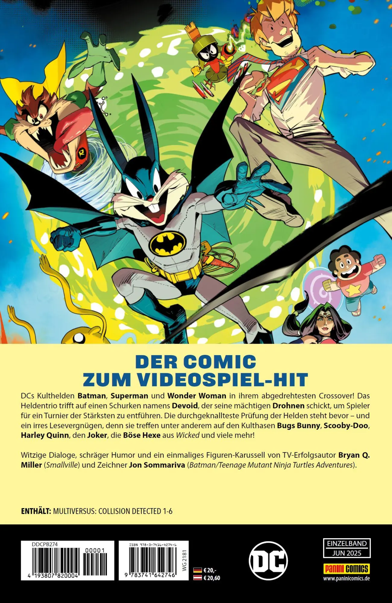 Rückseite: 9783741642746 | Multiversus | Bryan Q Miller (u. a.) | Taschenbuch | 152 S. | Deutsch