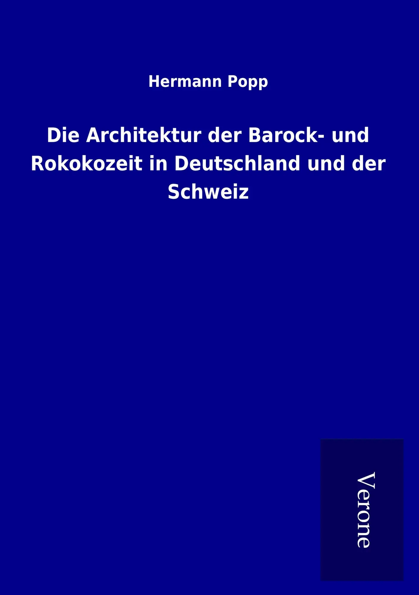 Cover: 9789925042746 | Die Architektur der Barock- und Rokokozeit in Deutschland und der...