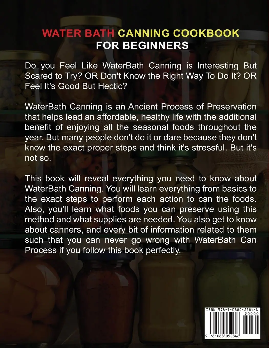 Rückseite: 9781088052846 | Water Bath Canning Cookbook For Beginners | Kayla Blanton | Buch