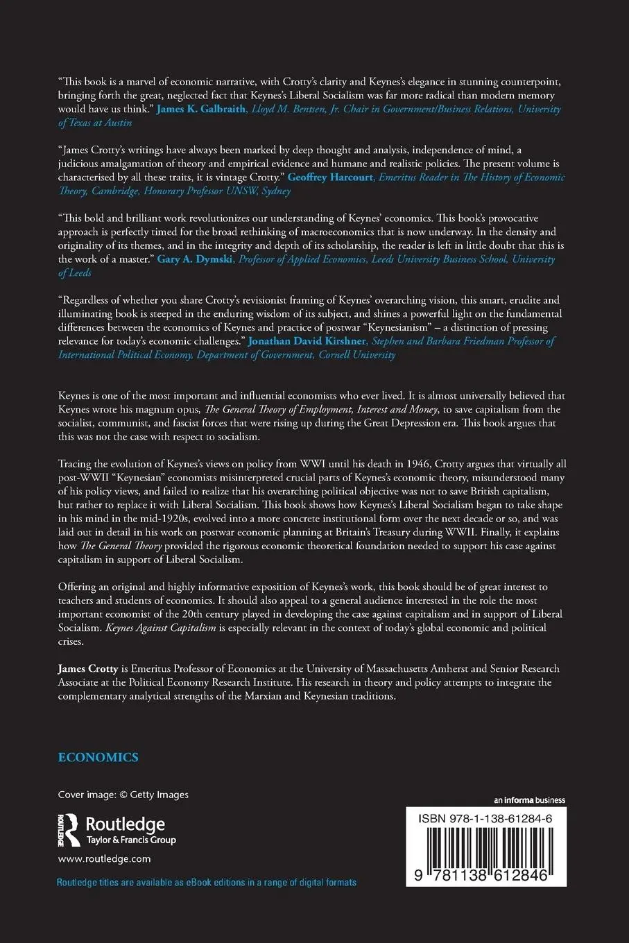 Rückseite: 9781138612846 | Keynes Against Capitalism | His Economic Case for Liberal Socialism