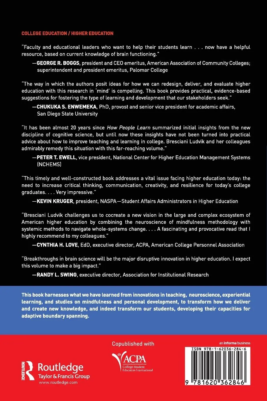 Rückseite: 9781620362846 | The Neuroscience of Learning and Development | Ludvik | Taschenbuch