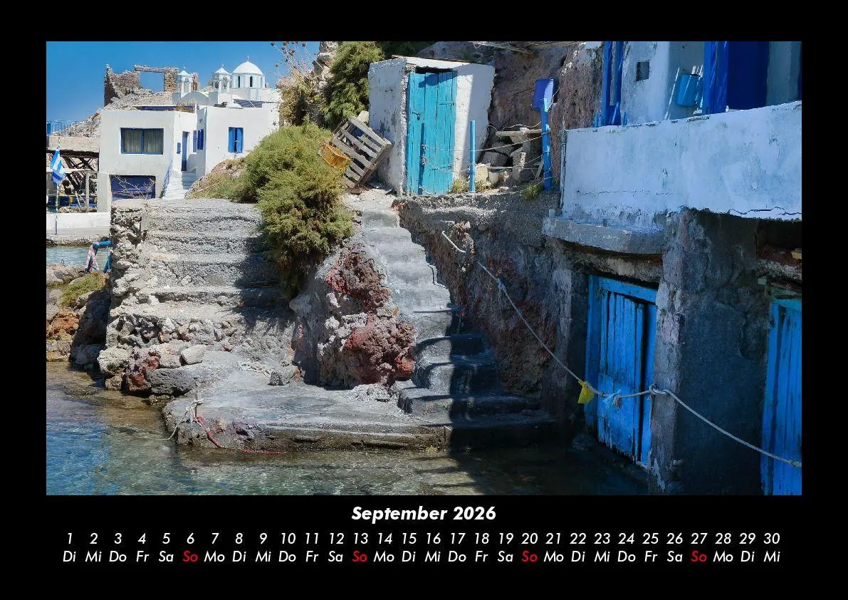 Bild: 9783695412846 | Griechenland 2026 Fotokalender DIN A3 | Tobias Becker | Kalender