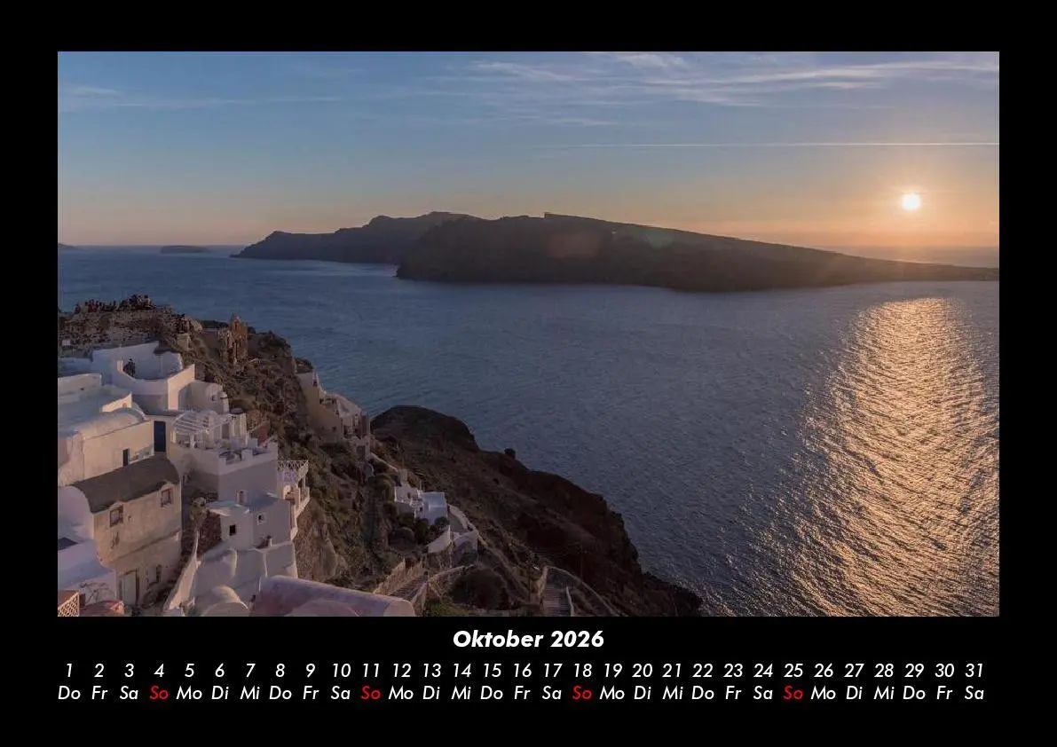 Bild: 9783695412846 | Griechenland 2026 Fotokalender DIN A3 | Tobias Becker | Kalender