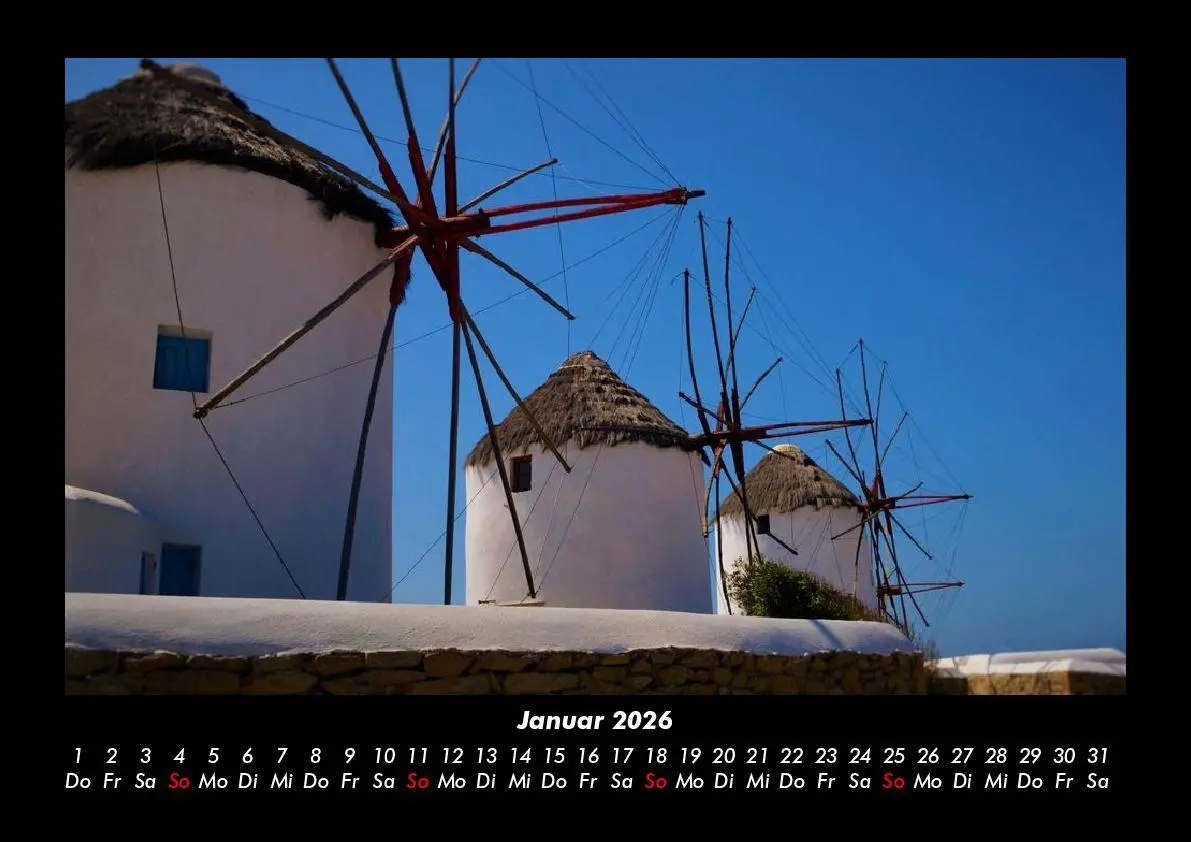 Bild: 9783695412846 | Griechenland 2026 Fotokalender DIN A3 | Tobias Becker | Kalender