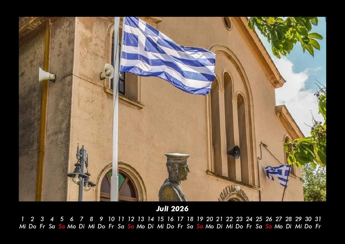 Bild: 9783695412846 | Griechenland 2026 Fotokalender DIN A3 | Tobias Becker | Kalender