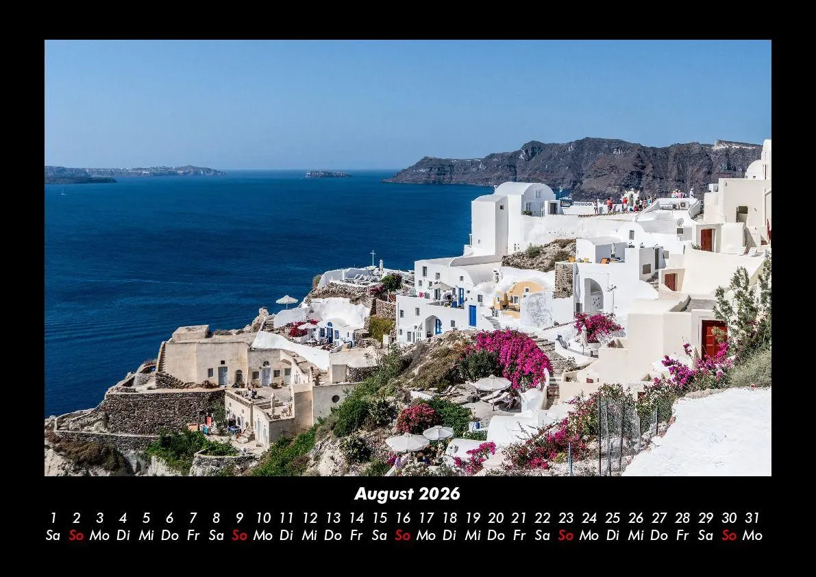 Bild: 9783695412846 | Griechenland 2026 Fotokalender DIN A3 | Tobias Becker | Kalender