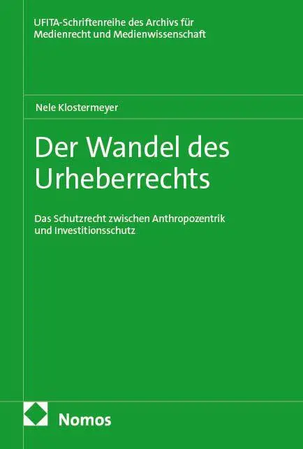 Der Wandel des Urheberrechts