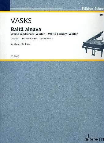 Cover: 9790001082846 | Balta Ainava | Peteris Vasks | Buch | Schott Music | EAN 9790001082846