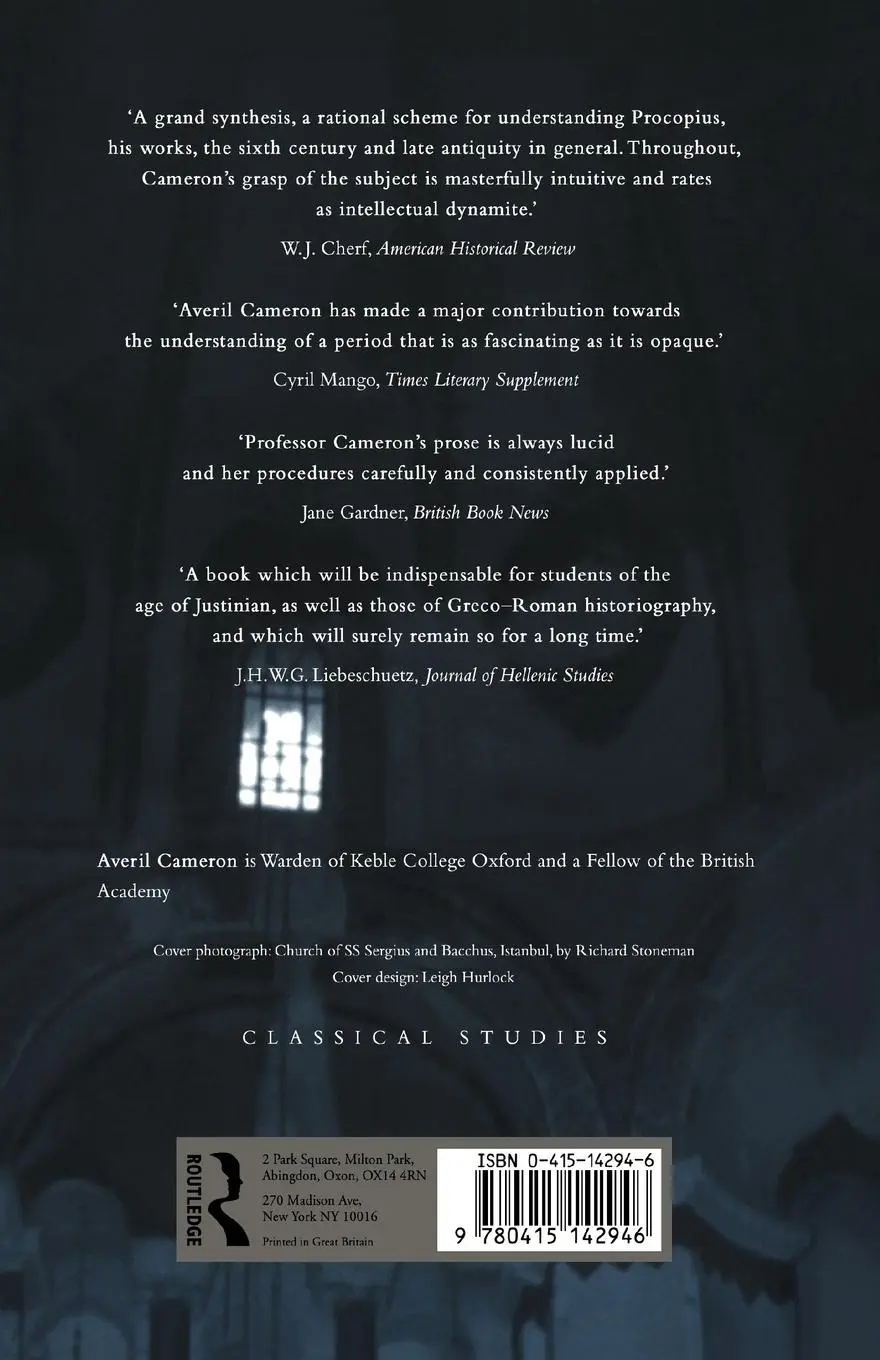 Rückseite: 9780415142946 | Procopius and the Sixth Century | Averil Cameron | Taschenbuch | 1996
