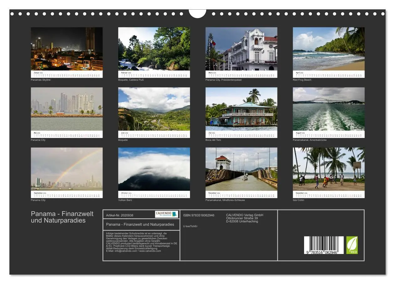Bild: 9783516062946 | Panama - Finanzwelt und Naturparadies (Wandkalender 2026 DIN A3...