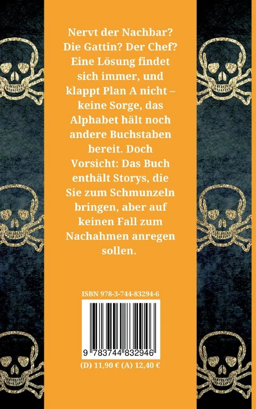 Rückseite: 9783744832946 | Tutti Frutti - Mord mit Mutti | Kriminelle Kurzgeschichten | Buch