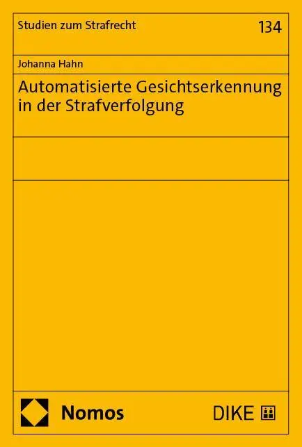 Cover: 9783756022946 | Automatisierte Gesichtserkennung in der Strafverfolgung | Johanna Hahn