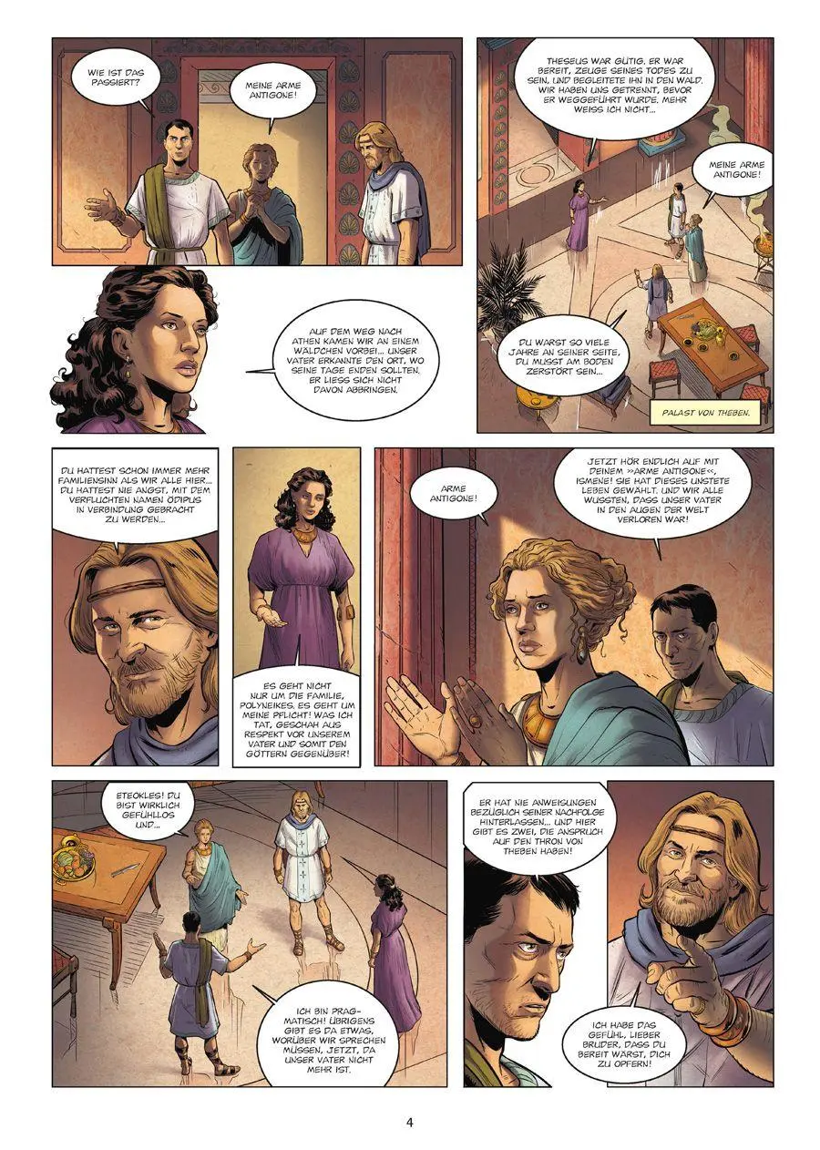 Bild: 9783958392946 | Mythen der Antike: Antigone (Graphic Novel) | Luc Ferry (u. a.) | Buch