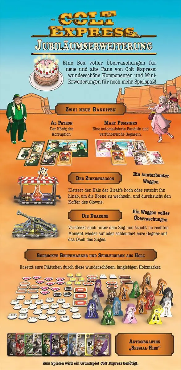 Bild: 3760269593046 | Colt Express - 10 Jahre Jubiläumserweiterung | Christophe Raimbault Bild: 3760269593046 | Colt Express - 10 Jahre Jubiläumserweiterung | Christophe Raimbault