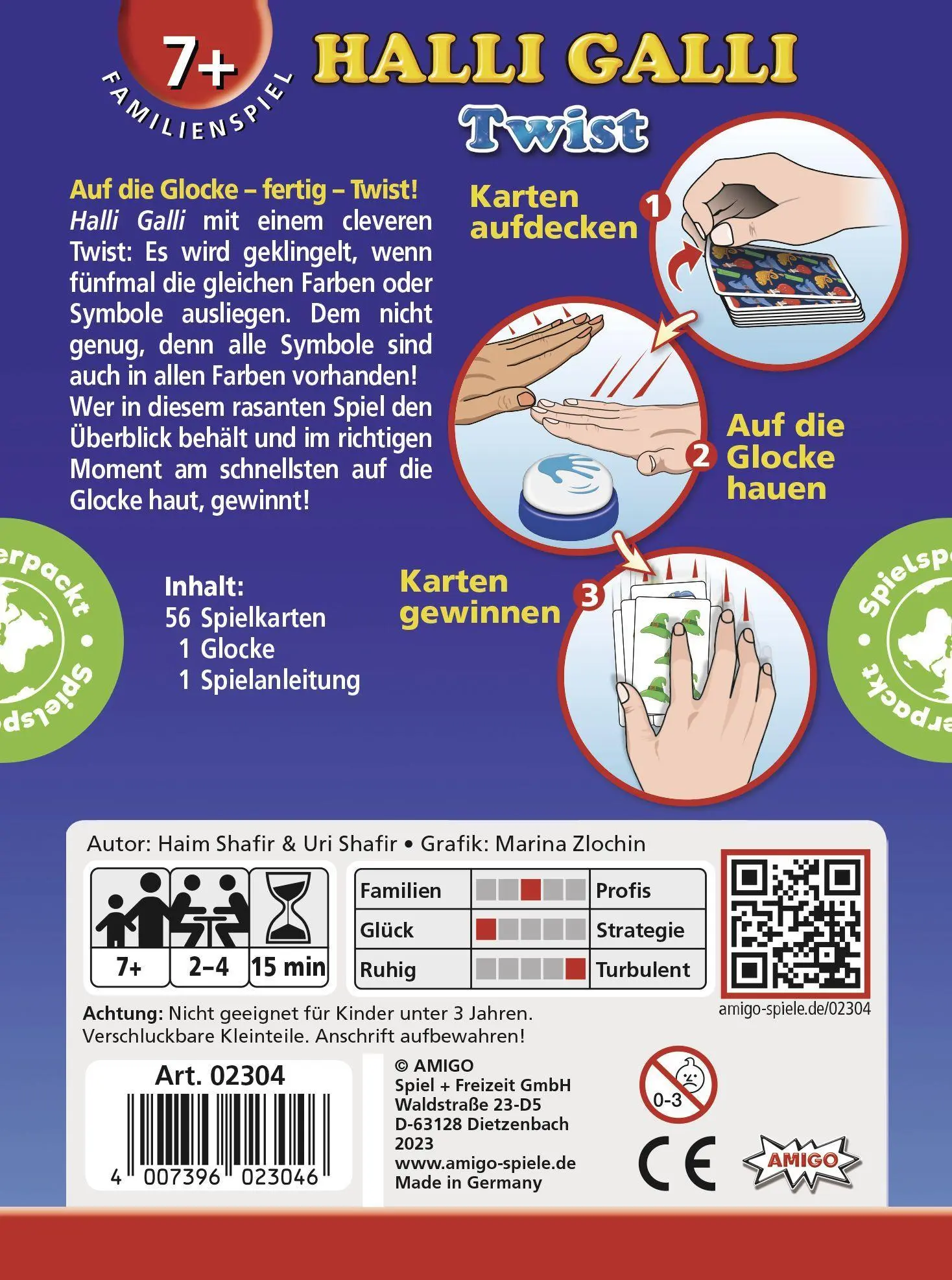 Bild: 4007396023046 | Halli Galli Twist | Haim Shafir (u. a.) | Spiel | Brettspiel | 02304