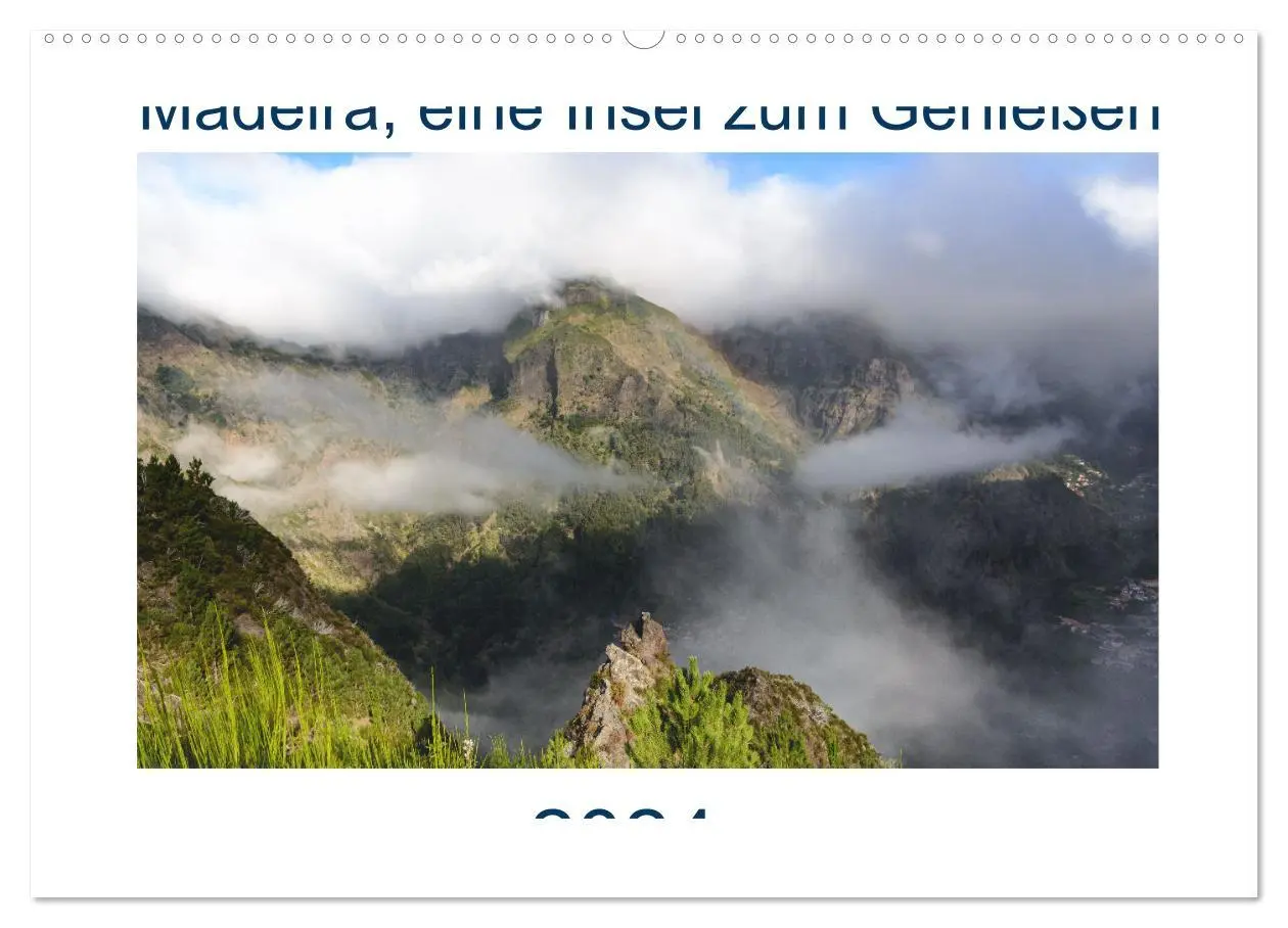 Cover: 9783457483046 | Madeira, eine Insel zum Genießen (Wandkalender 2026 DIN A2 quer),...