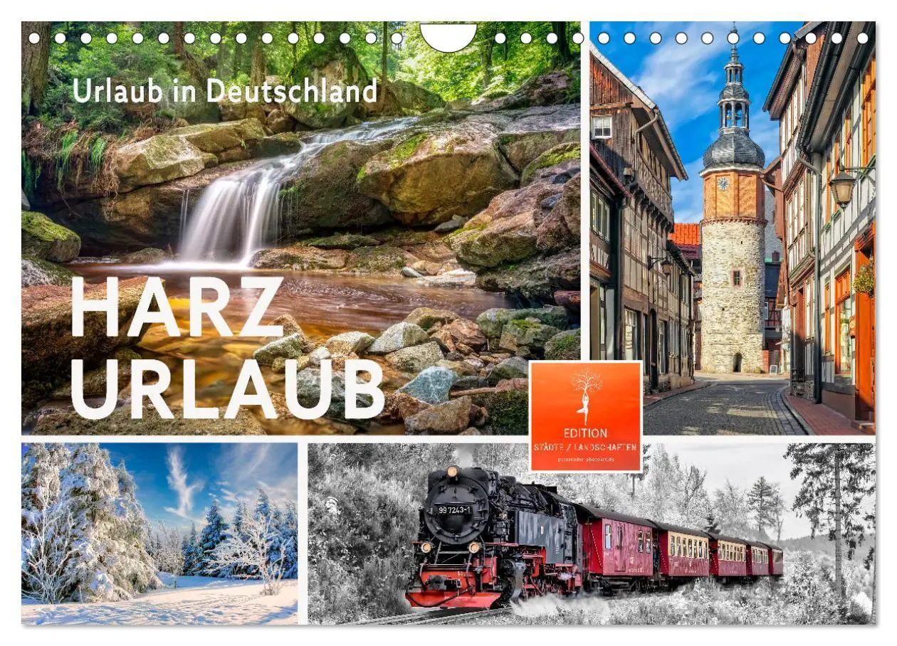 Cover: 9783457623046 | Harz - Urlaub (Wandkalender 2026 DIN A4 quer), CALVENDO Monatskalender
