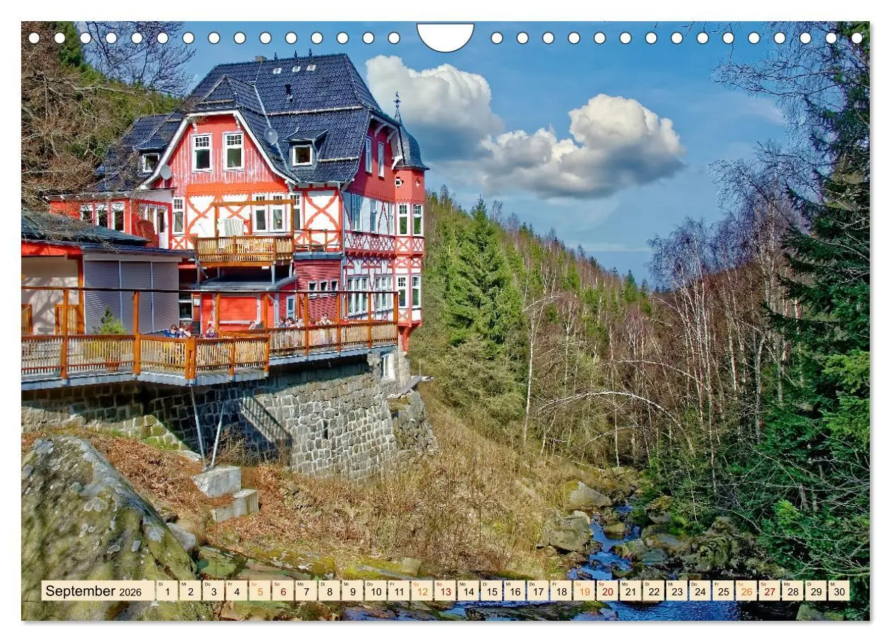 Bild: 9783457623046 | Harz - Urlaub (Wandkalender 2026 DIN A4 quer), CALVENDO Monatskalender