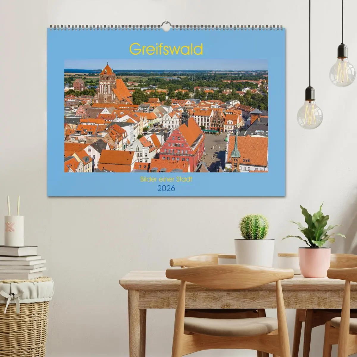 Bild: 9783457933046 | Greifswald, Bilder einer Stadt (Wandkalender 2026 DIN A2 quer),...