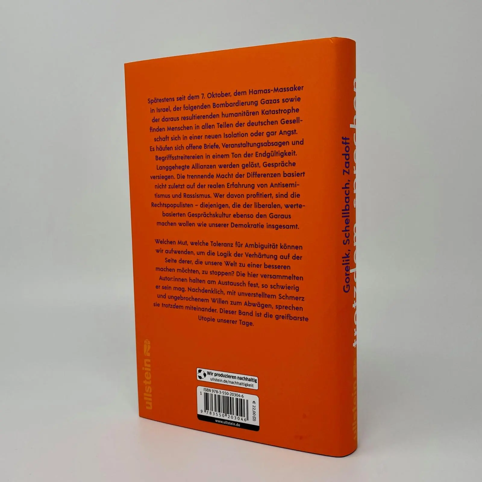Bild: 9783550203046 | Trotzdem sprechen | Lena Gorelik (u. a.) | Buch | 224 S. | Deutsch