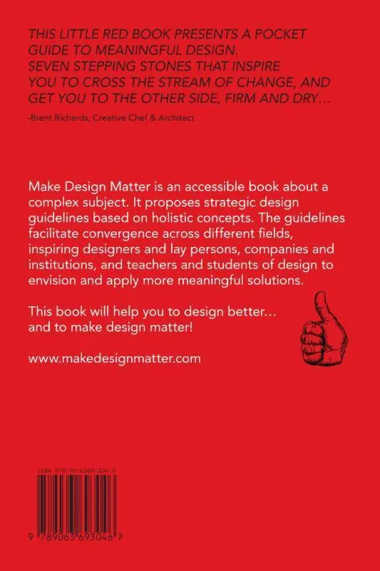 Rückseite: 9789063693046 | Make Design Matter | A Little Red Book about How to | David Carlson
