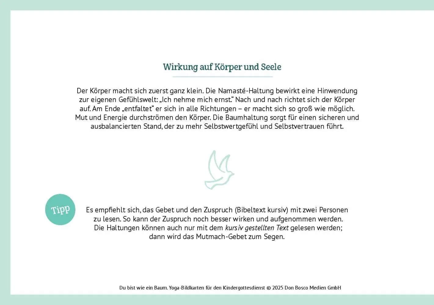 Bild: 4260694923146 | Du bist wie ein Baum. Yoga-Bildkarten für den Kindergottesdienst