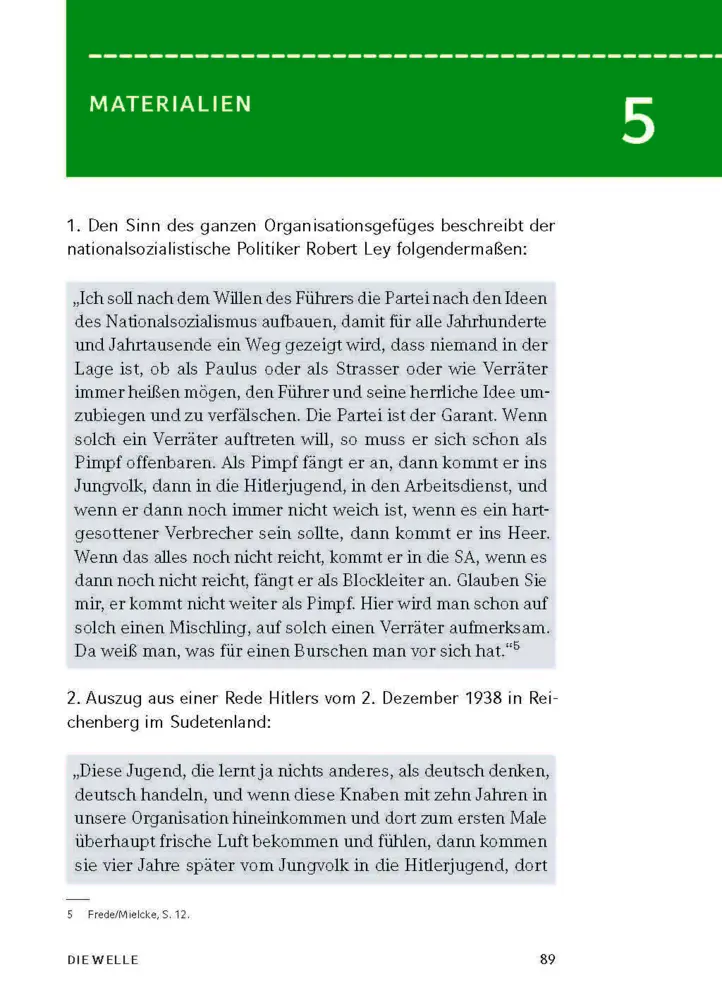 Bild: 9783129303146 | Die Welle von Morton Rhue | Textanalyse und Interpretation | Rhue