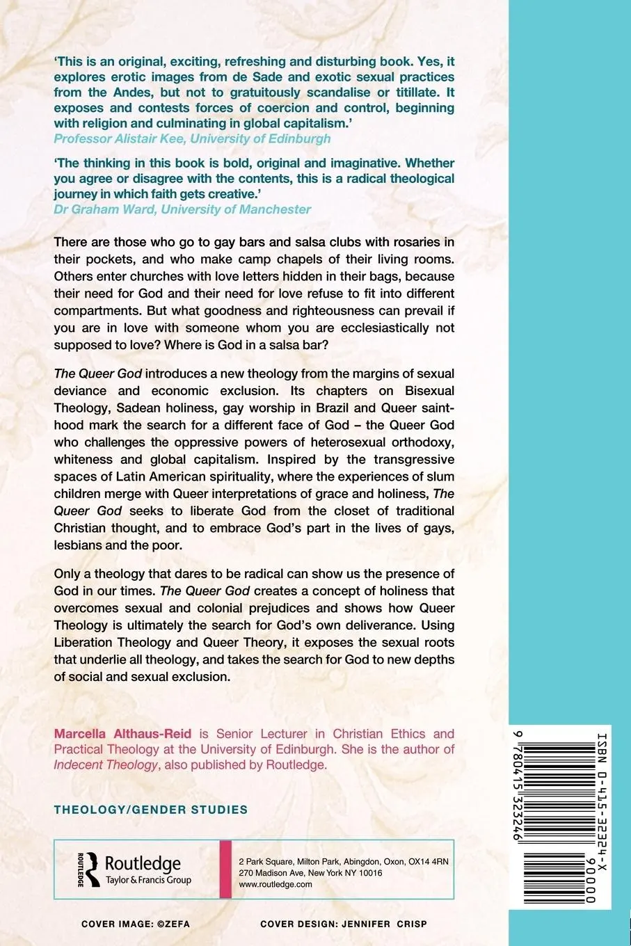 Rückseite: 9780415323246 | The Queer God | Marcella Althaus-Reid | Taschenbuch | Englisch | 2003