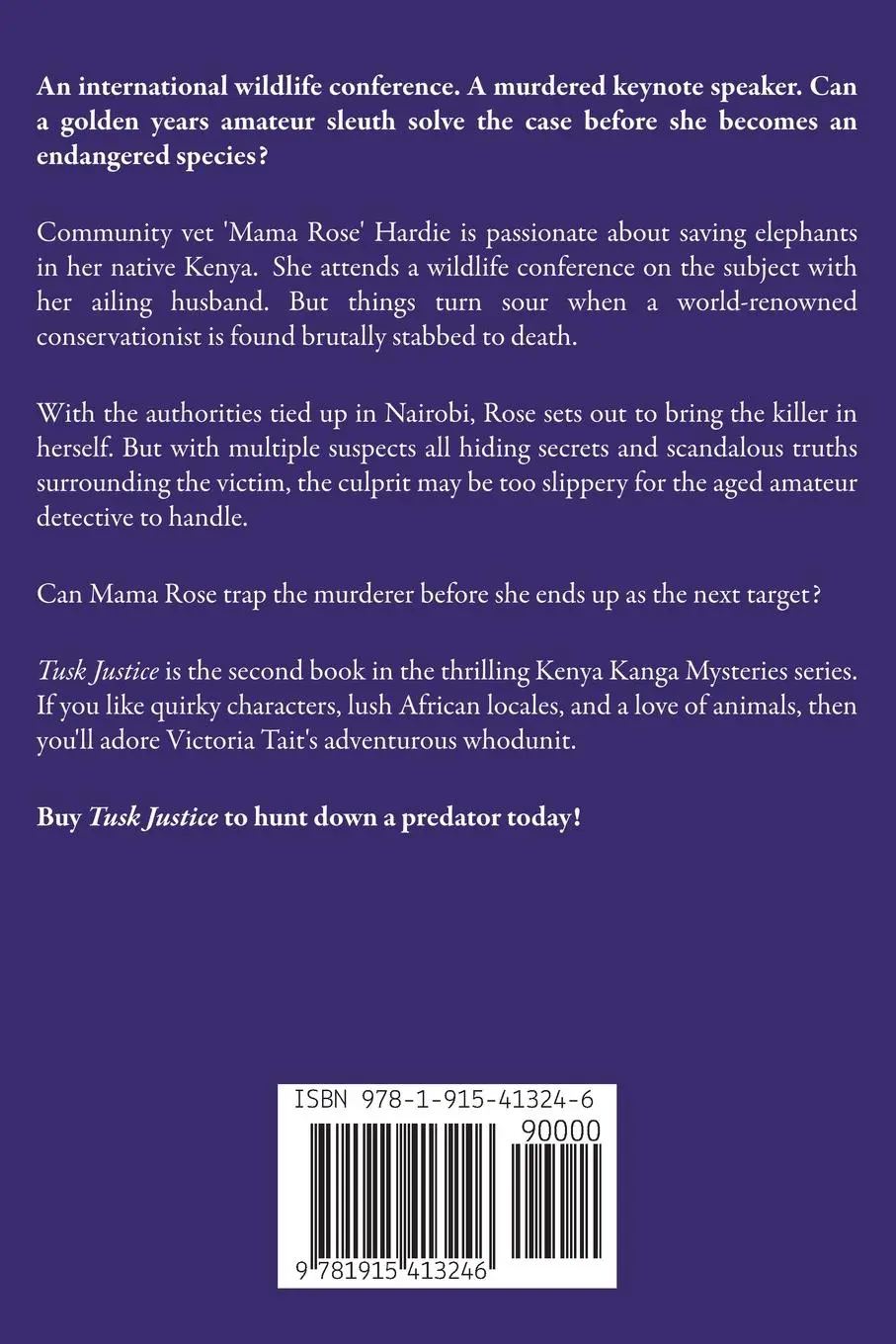 Rückseite: 9781915413246 | Tusk Justice | Victoria Tait | Taschenbuch | Englisch | 2023