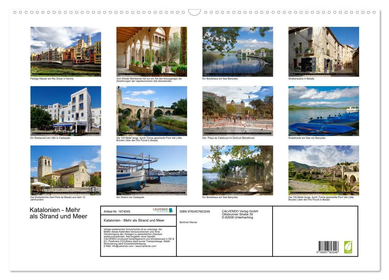 Bild: 9783457603246 | Katalonien - Mehr als Strand und Meer (Wandkalender 2026 DIN A2...