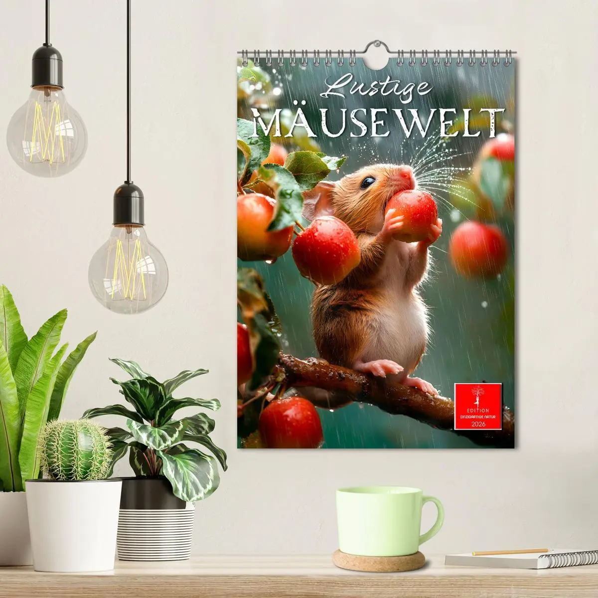 Bild: 9783516243246 | Lustige Mäusewelt (Wandkalender 2026 DIN A4 hoch), CALVENDO...