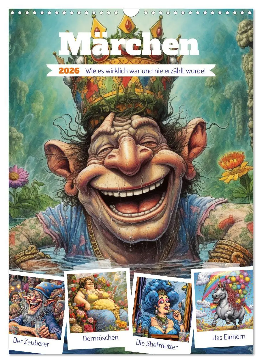 Cover: 9783516313246 | Märchen. Wie es wirklich war und nie erzählt wurde! (Wandkalender...