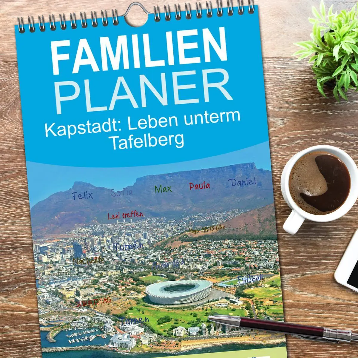 Bild: 9783516623246 | Familienplaner 2026 - Kapstadt: Leben unterm Tafelberg mit 5...