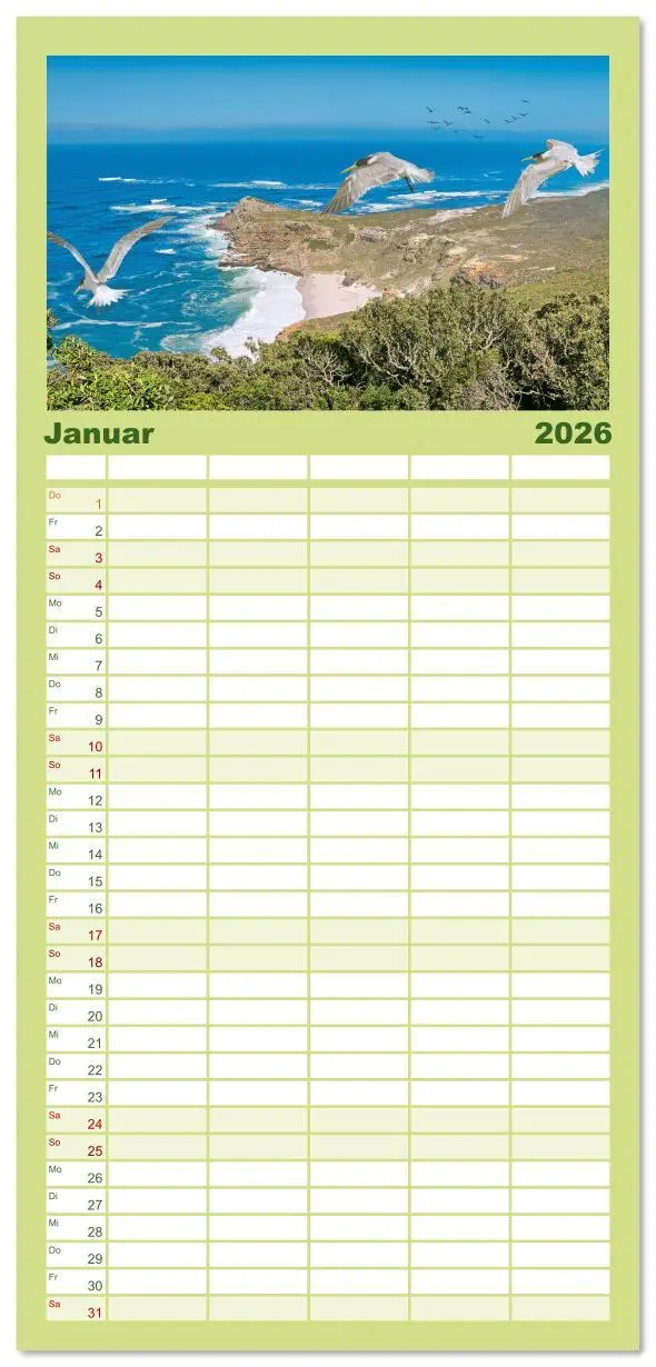 Bild: 9783516623246 | Familienplaner 2026 - Kapstadt: Leben unterm Tafelberg mit 5...