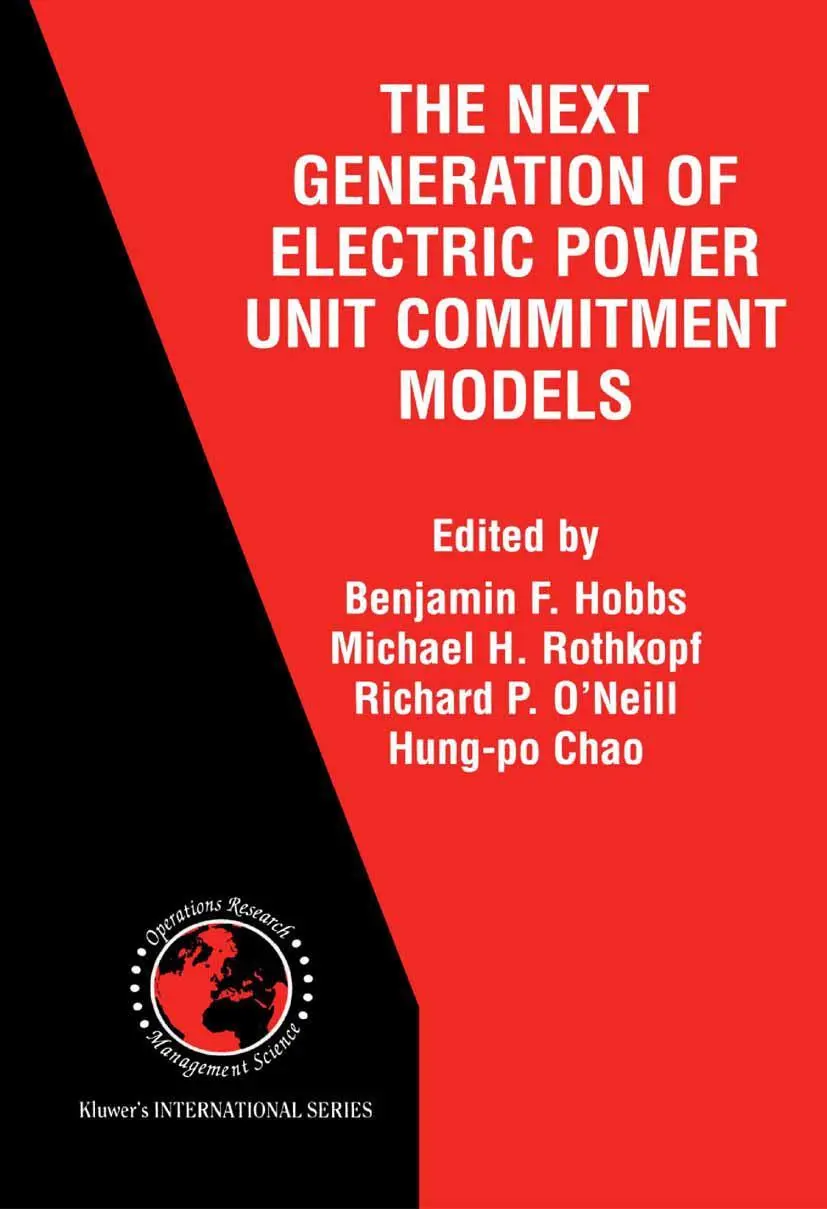 Cover: 9780792373346 | The Next Generation of Electric Power Unit Commitment Models | Buch