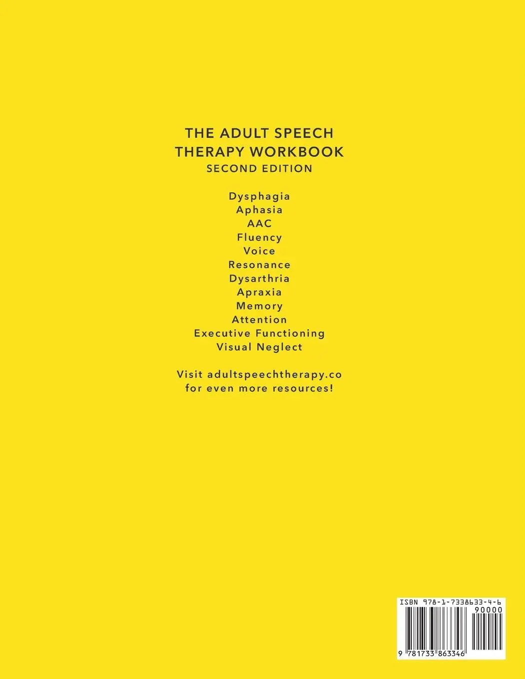 Rückseite: 9781733863346 | The Adult Speech Therapy Workbook | Second Edition | Chung Hwa Brewer