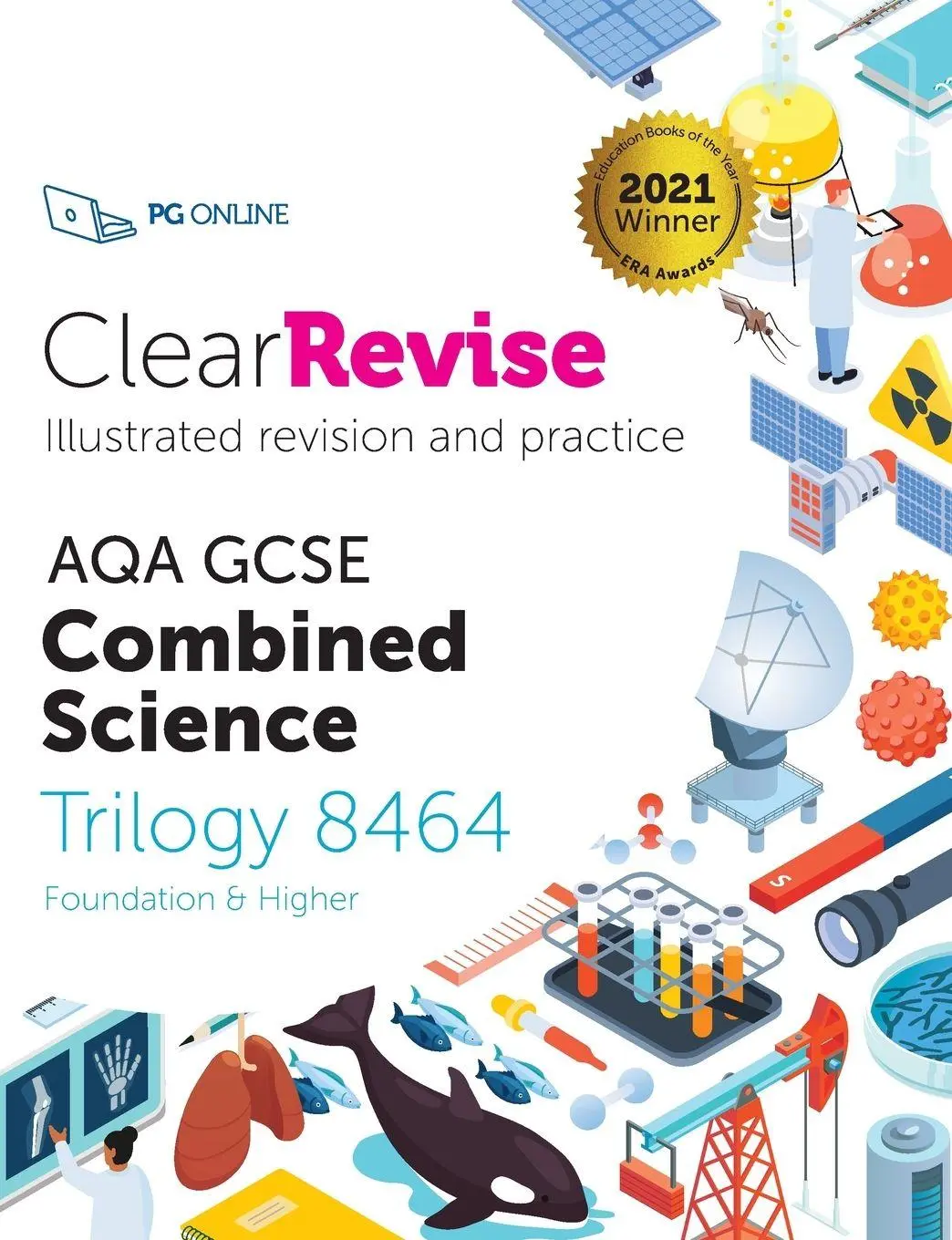 Cover: 9781910523346 | ClearRevise AQA GCSE Combined Science | Trilogy 8464 | Pg Online