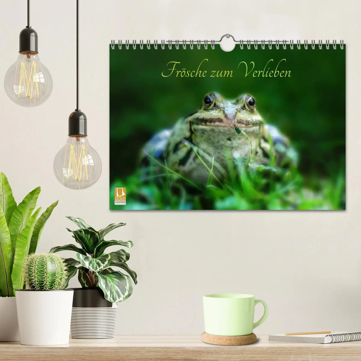 Bild: 9783457903346 | Frösche zum Verlieben (Wandkalender 2026 DIN A4 quer), CALVENDO...
