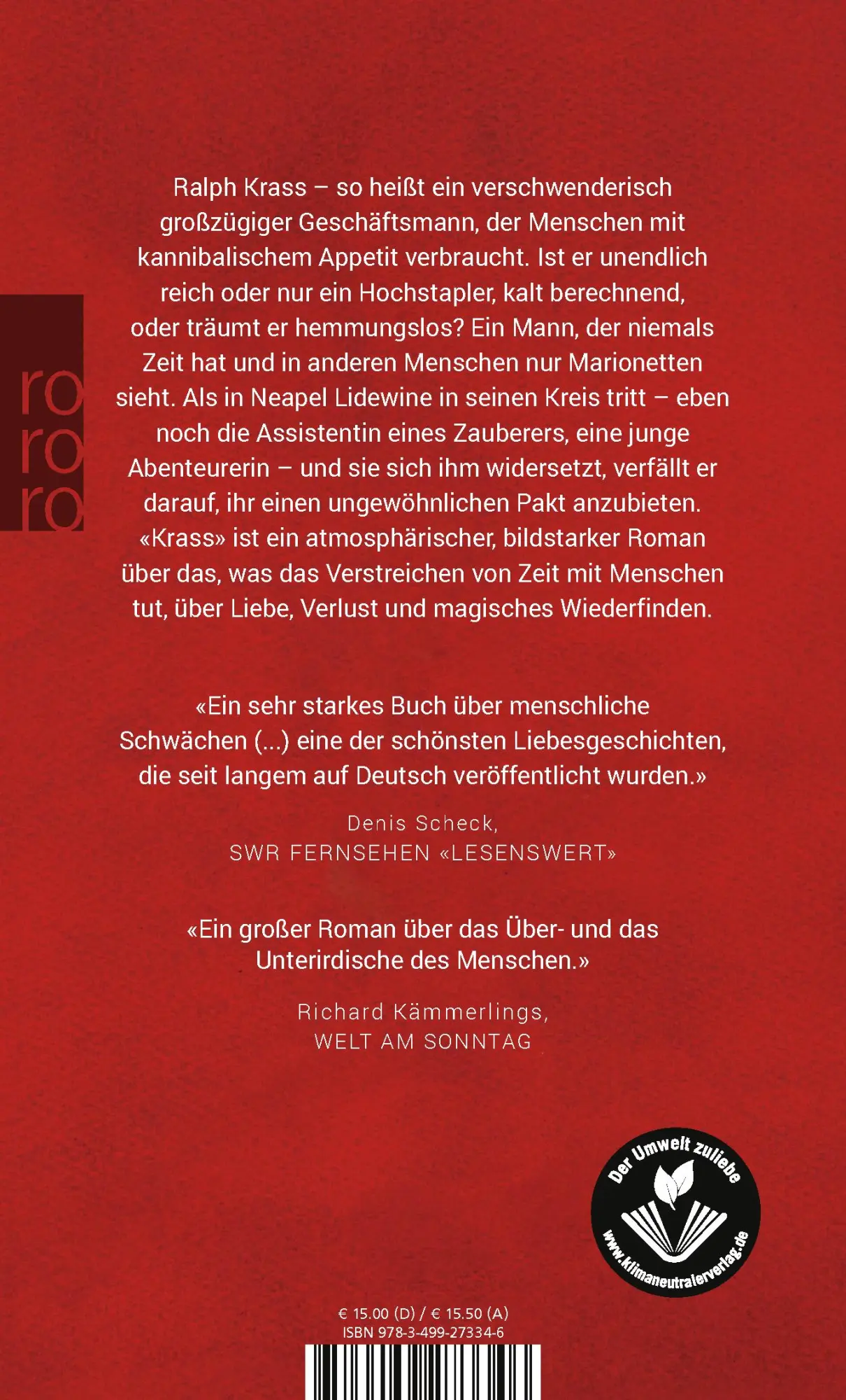 Rückseite: 9783499273346 | Krass | Martin Mosebach | Taschenbuch | 528 S. | Deutsch | 2022