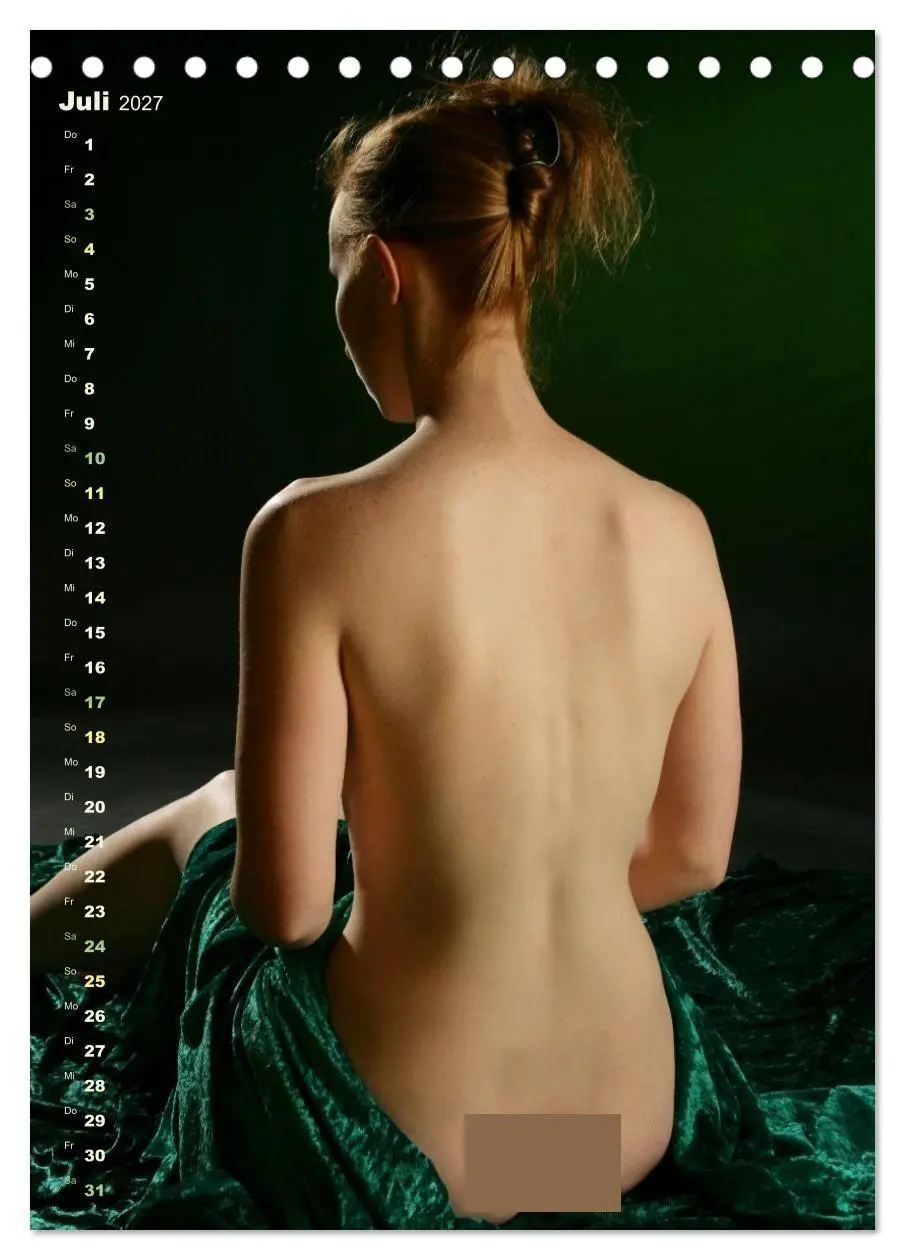 Bild: 9783516853346 | Schöner nackter Rücken sorgt für Entzücken (Tischkalender 2027 DIN...