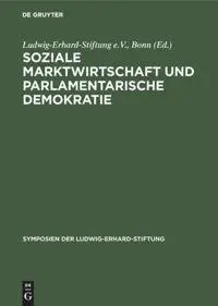 Cover: 9783828253346 | Soziale Marktwirtschaft und Parlamentarische Demokratie | V. | Buch