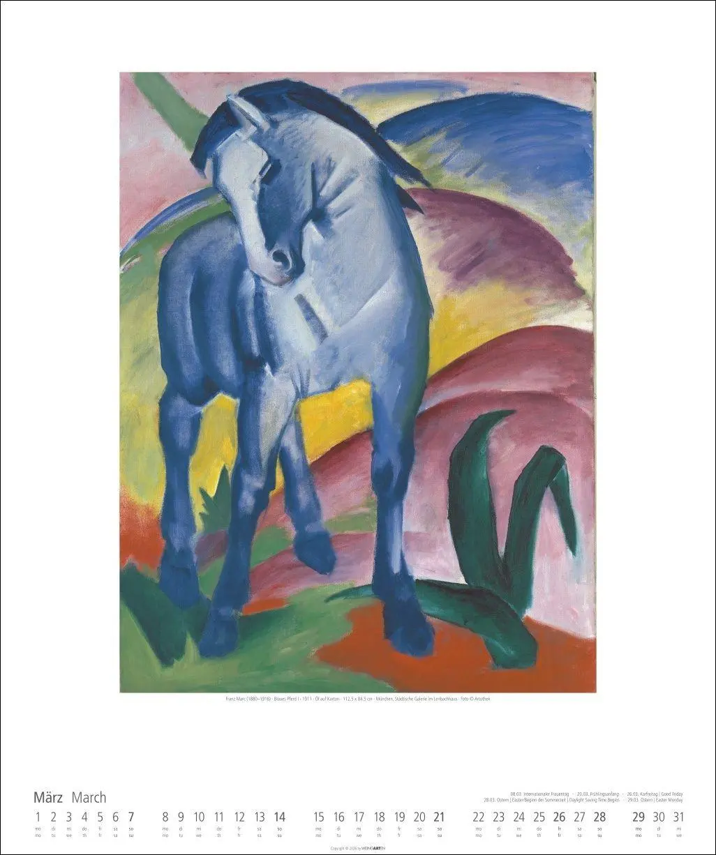 Bild: 9783839903346 | Der Blaue Reiter Kalender 2027 | Kandinsky | Kalender | Spiralbindung