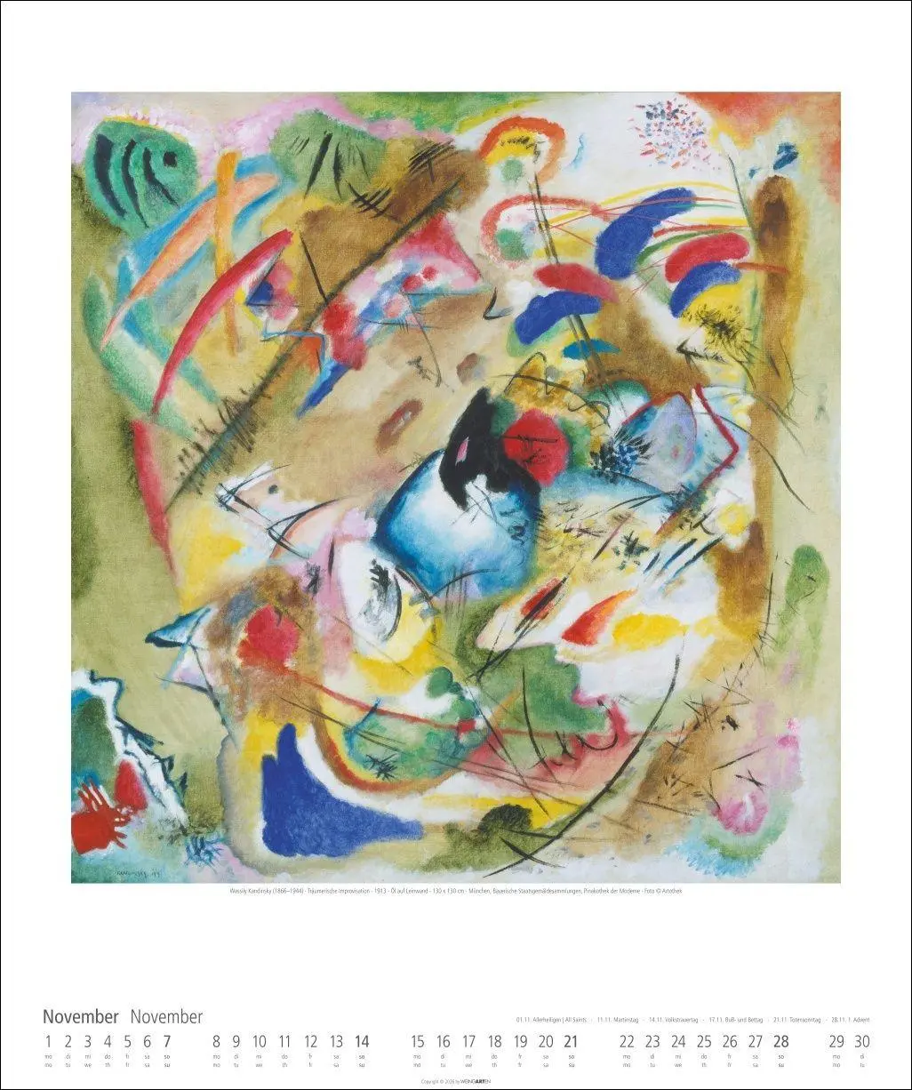 Bild: 9783839903346 | Der Blaue Reiter Kalender 2027 | Kandinsky | Kalender | Spiralbindung