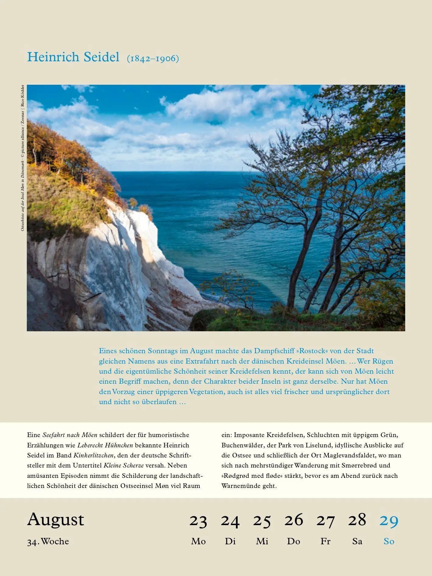 Bild: 9783869153346 | Literarische Ostsee Kalender 2027 | Susanne Nadolny | Kalender | 56 S.