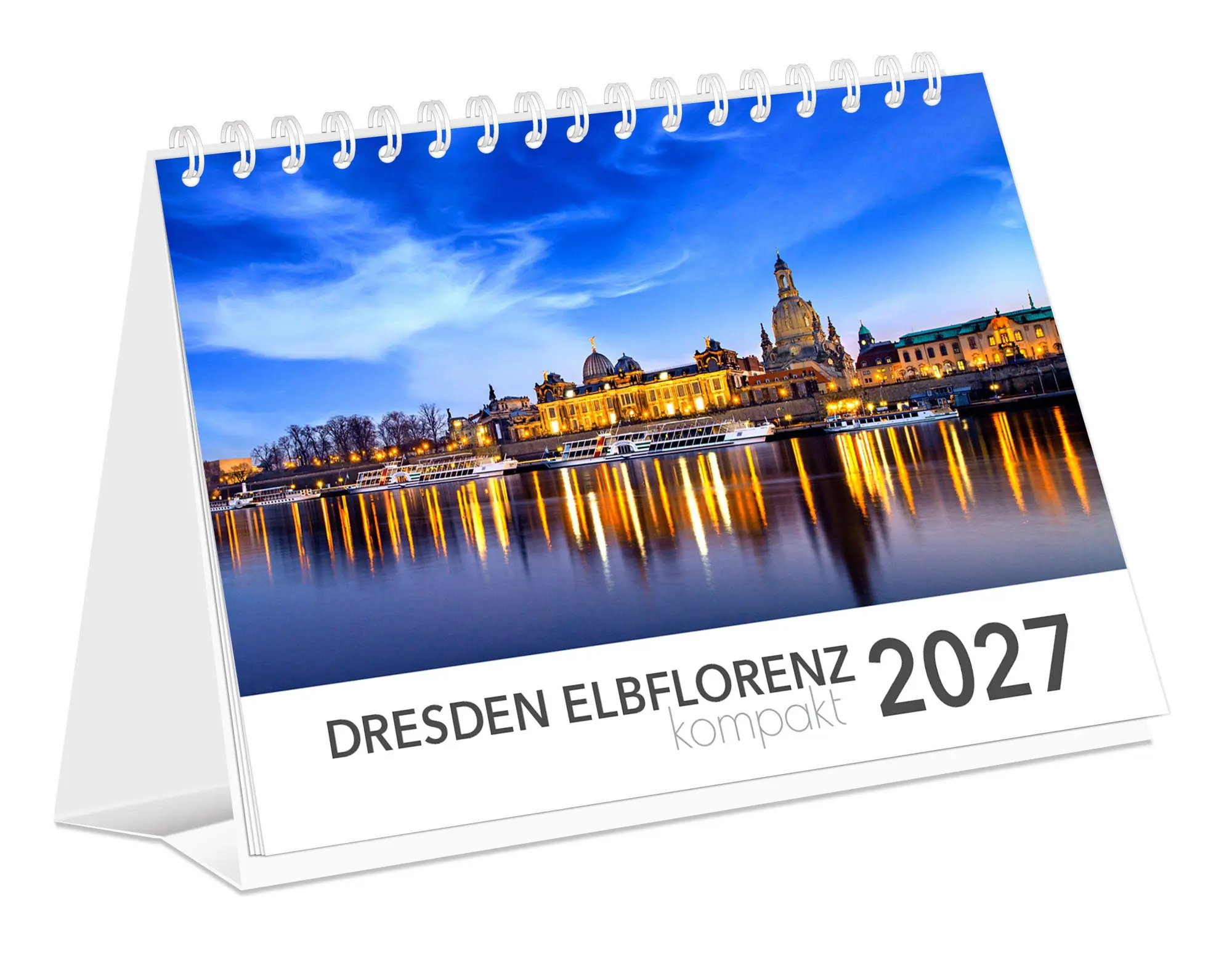 Cover: 9783912303346 | Kalender Dresden Elbflorenz kompakt 2027 | K4 Verlag (u. a.) | Deutsch
