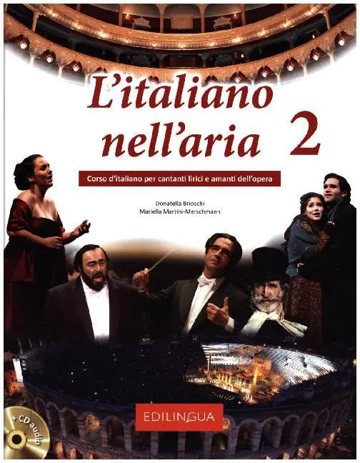 Cover: 9788898433346 | L'italiano nell'aria 2 | Libro + CD audio | Donatella Brioschi | Buch