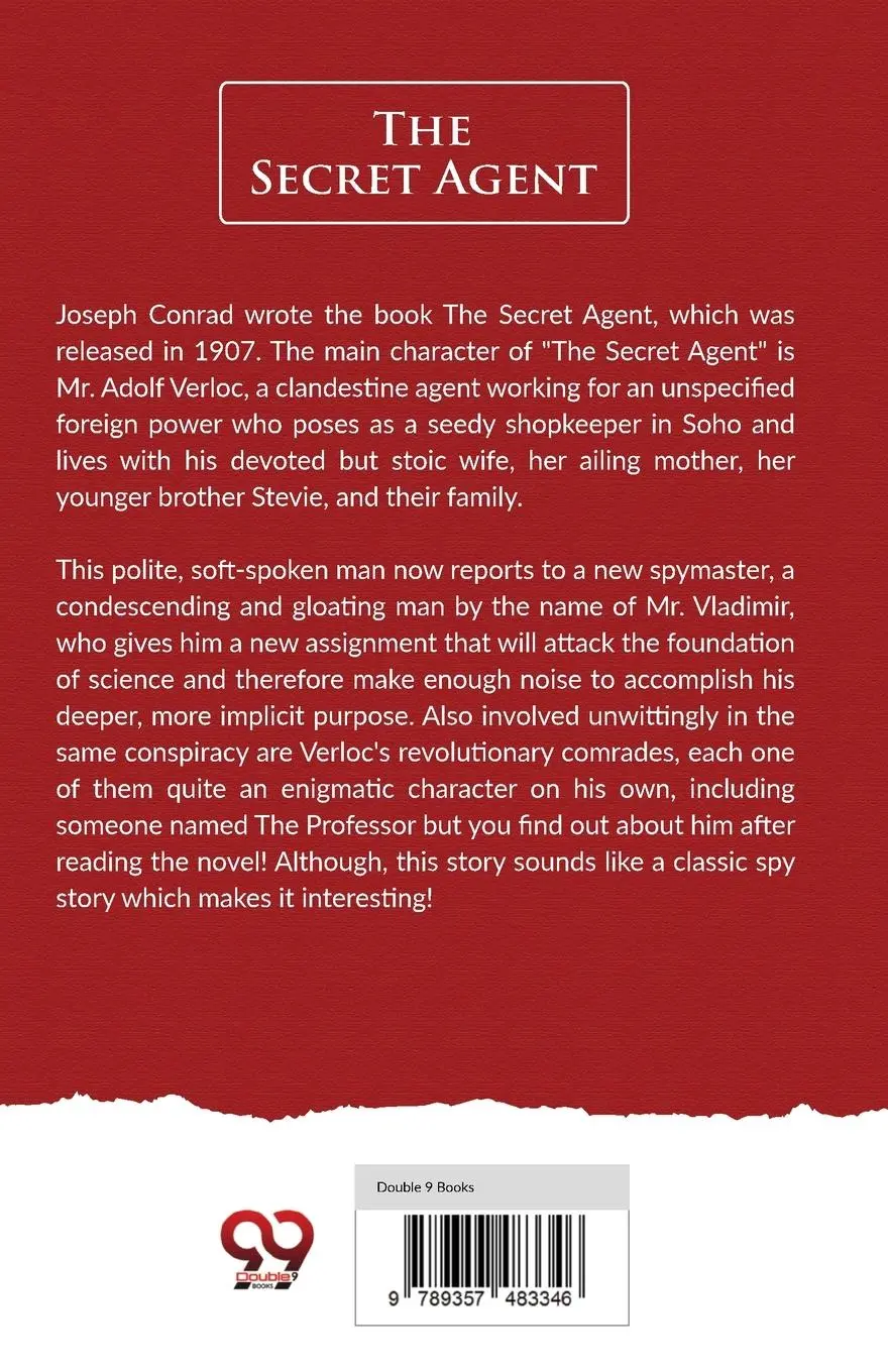 Rückseite: 9789357483346 | The Secret Agent | Joseph Conrad | Taschenbuch | Englisch | 2023