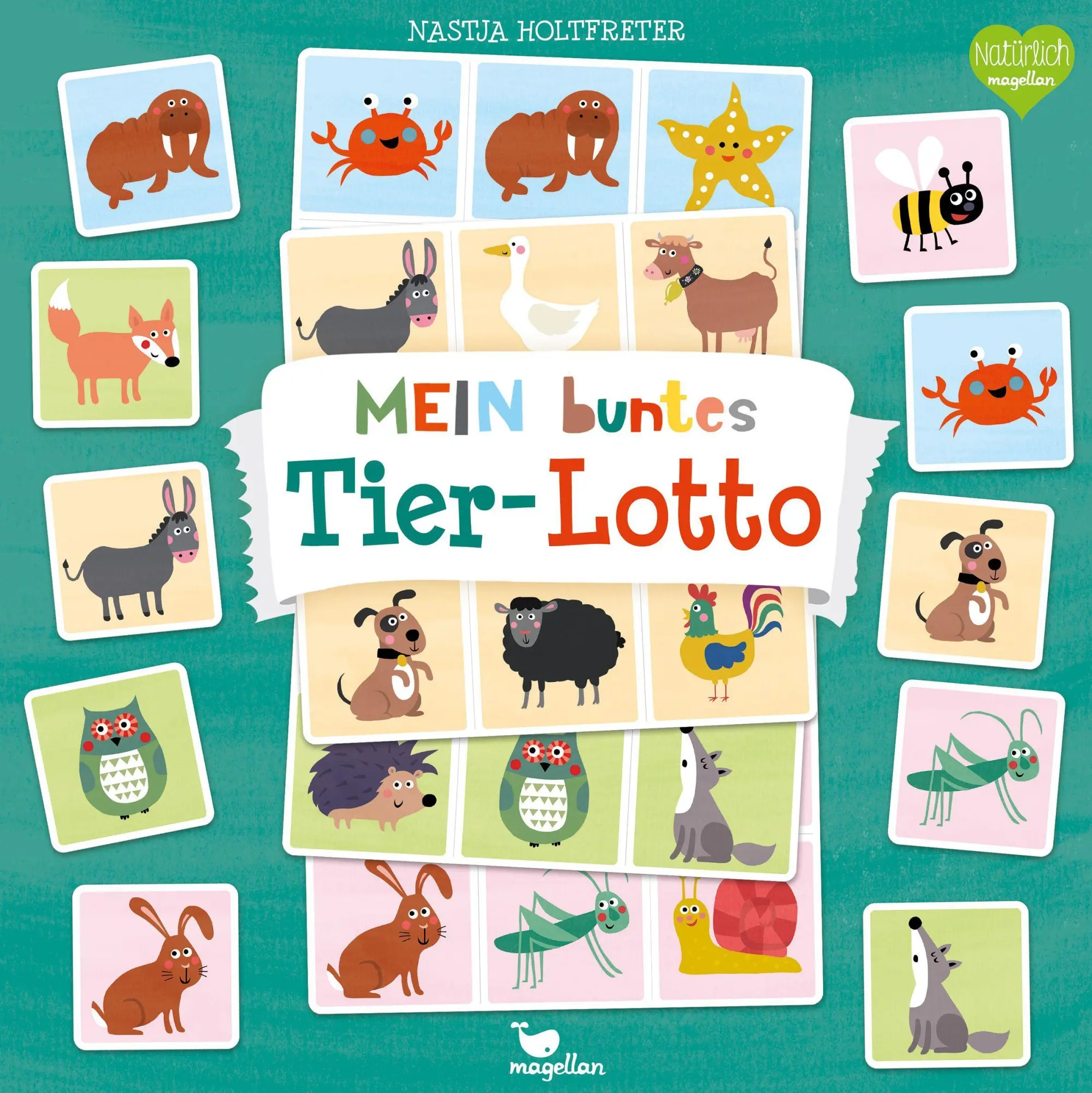 Cover: 4280000943446 | Mein buntes Tier-Lotto | Nastja Holtfreter | Spiel | N4344 | Deutsch